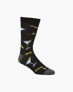 Bamboozled Dirty Martini Bamboo Sock Black