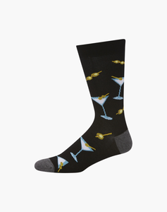 Bamboozled Dirty Martini Bamboo Sock Black