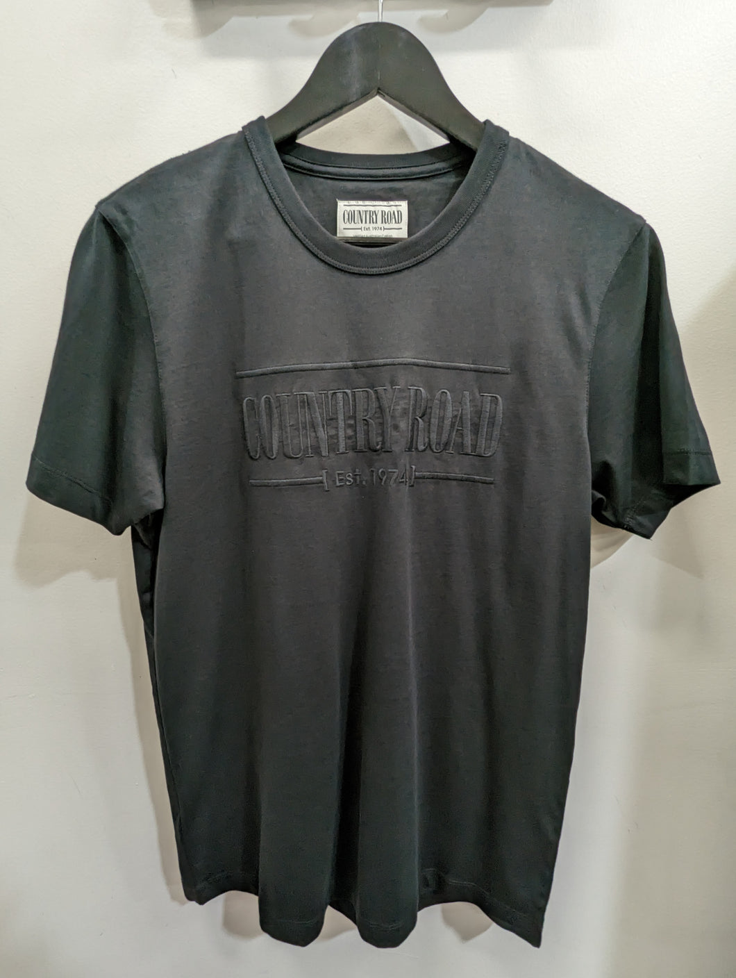 Country Road Heritage Logo Tee Black