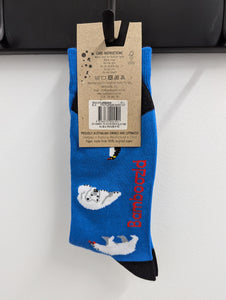 Bamboozld Mens Polar Bamboo Sock Blue