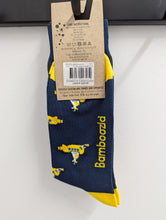 Load image into Gallery viewer, Bamboozld Yellow Submarine Bamboo Sock Navy
