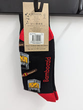 Load image into Gallery viewer, Bamboozld Mens Whiskey Bamboo Sock Black
