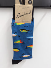 Load image into Gallery viewer, Bamboozld Lure Bamboo Sock Denim Navy