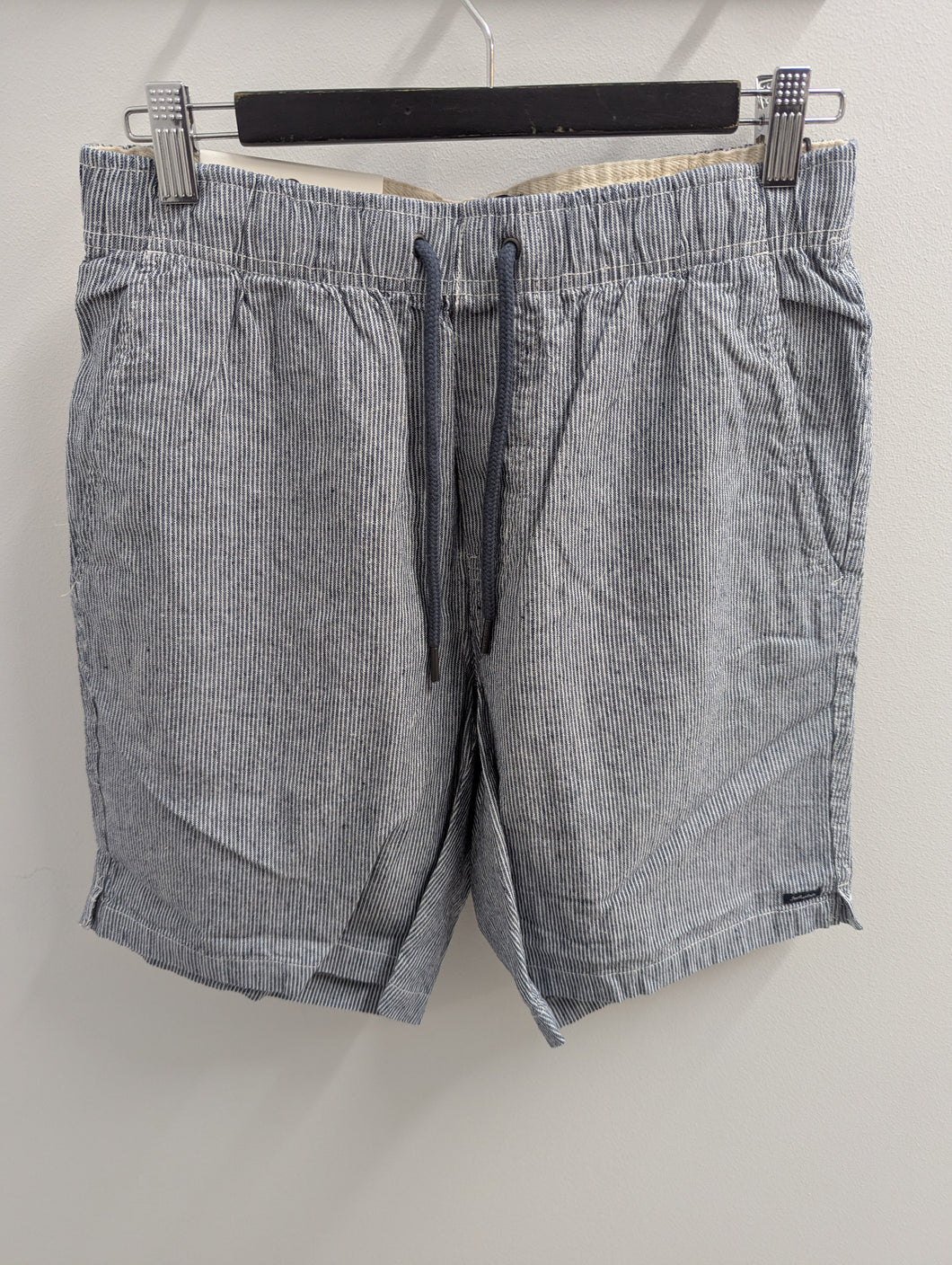 Industrie The Portico Linen Short Denim Blue