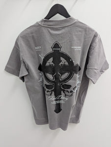 KSCY Adley Box Fit Tee Pigment Silver Scone