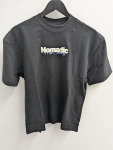 Nomadic Mid Century Street Tee Anthracite Black