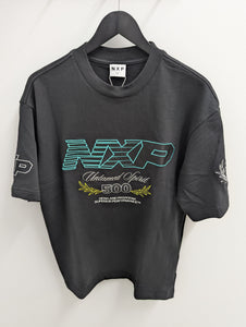 NXP Bounty Loopback Oversized Tee Jet Black