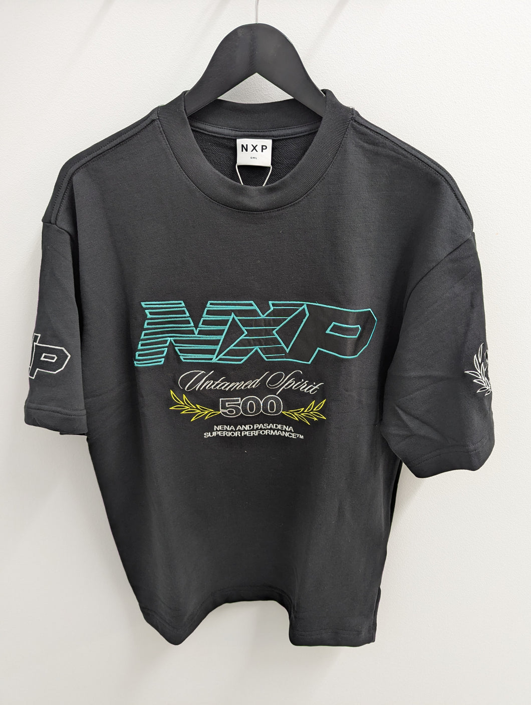 NXP Bounty Loopback Oversized Tee Jet Black