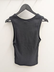 Nomadic Kai Heavy Waffle Singlet Black