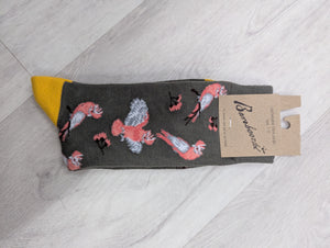 Bamboozld Galahs Bamboo Socks Khaki