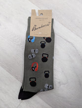 Load image into Gallery viewer, Bamboozld Gym Junkie Bamboo Socks Khaki