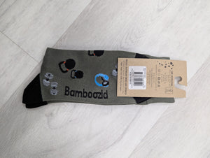 Bamboozld Gym Junkie Bamboo Socks Khaki