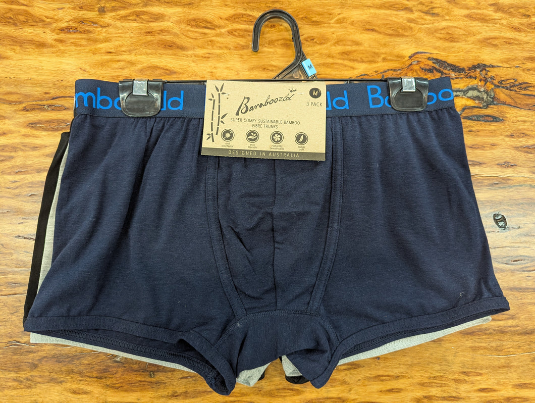 Bamboozld Comfy Mens 3PK Trunks