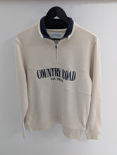 Load image into Gallery viewer, Country Road VAC 1/2 Zip Heritage Sweater Ecru