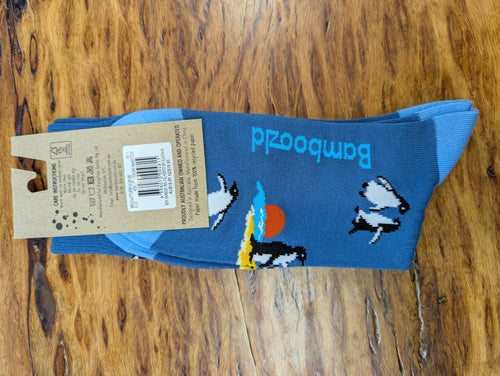 Bamboozld Little Penguins Sock Blue