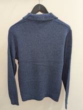 Load image into Gallery viewer, Country Road Ribbed Cotton Knit Indigo Marle