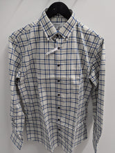 Load image into Gallery viewer, Seine SS2449-3 Checked Shirt White