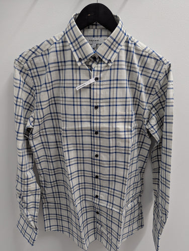 Seine SS2449-3 Checked Shirt White