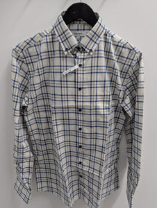 Seine SS2449-3 Checked Shirt White