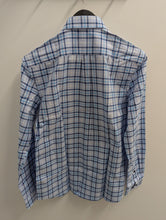 Load image into Gallery viewer, Seine SS2449-1 S/S Checked Shirt Blue