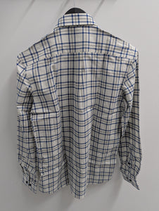 Seine SS2449-3 Checked Shirt White