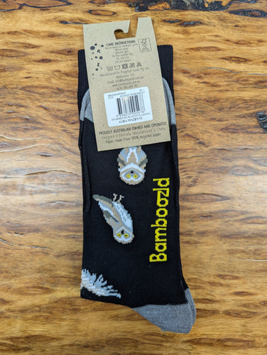 Bamboozld Margaret River Owl Sock