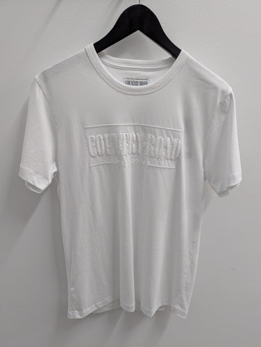 Country Road Heritage Logo Tee White