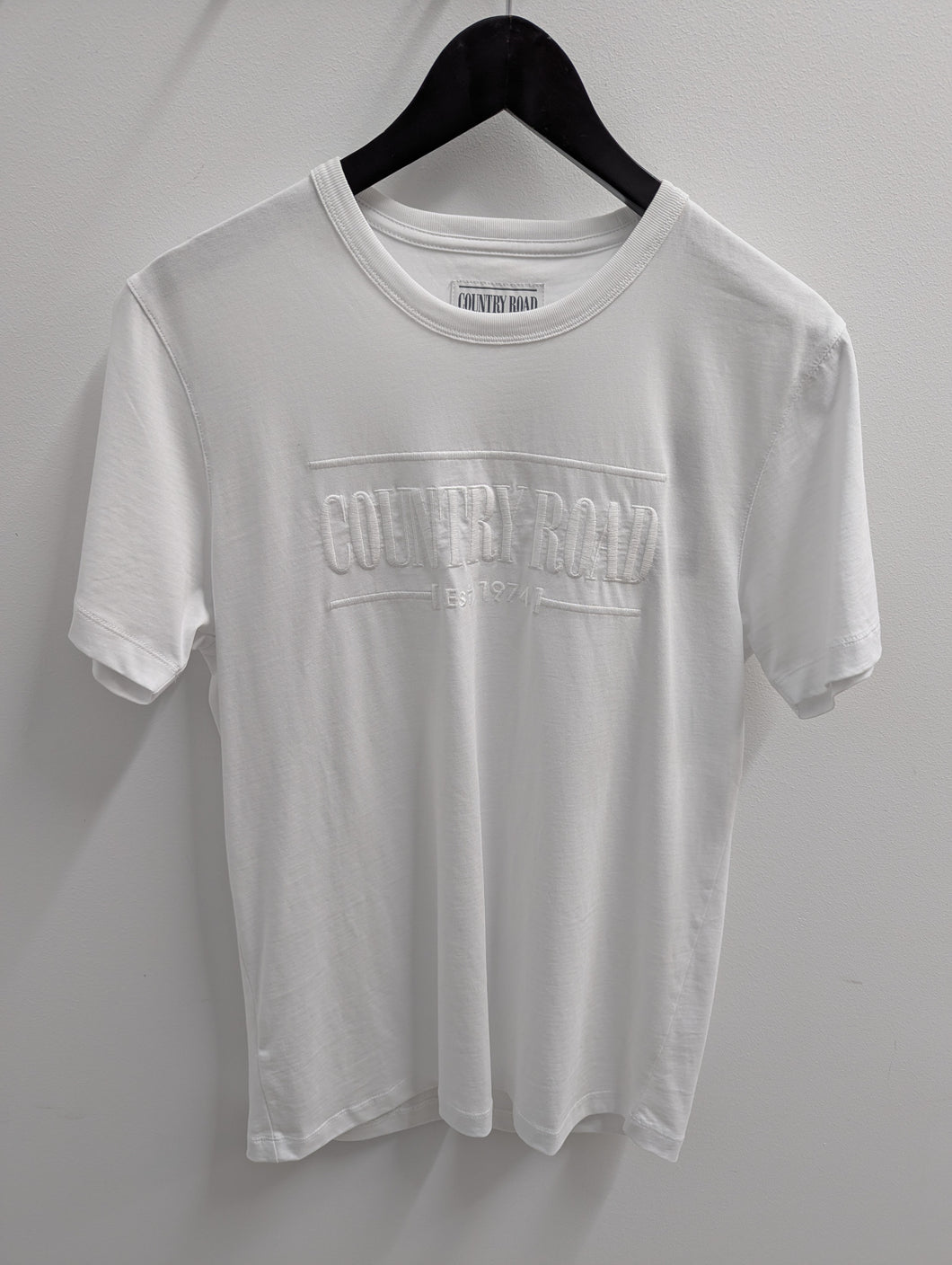 Country Road Heritage Logo Tee White