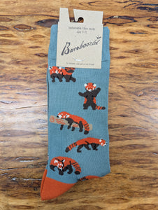 Bamboozld Red Pandas Sock Khaki