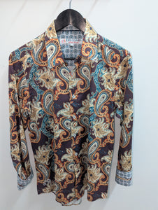 John Lennon JLW1004 L/S Bradbury Plum Shirt