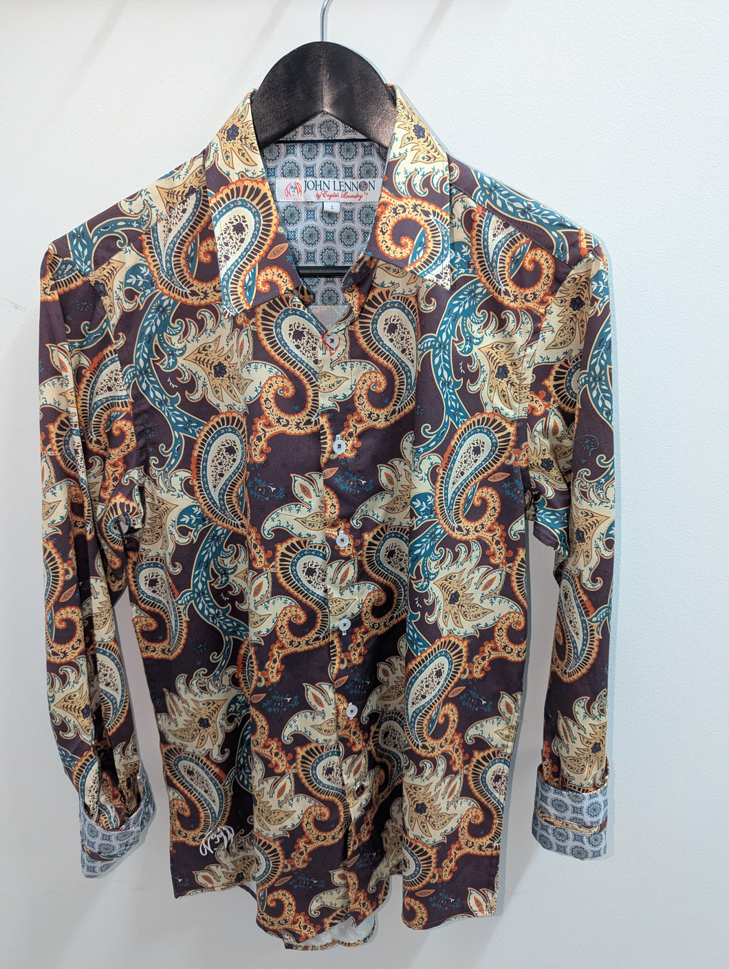 John Lennon JLW1004 L/S Bradbury Plum Shirt