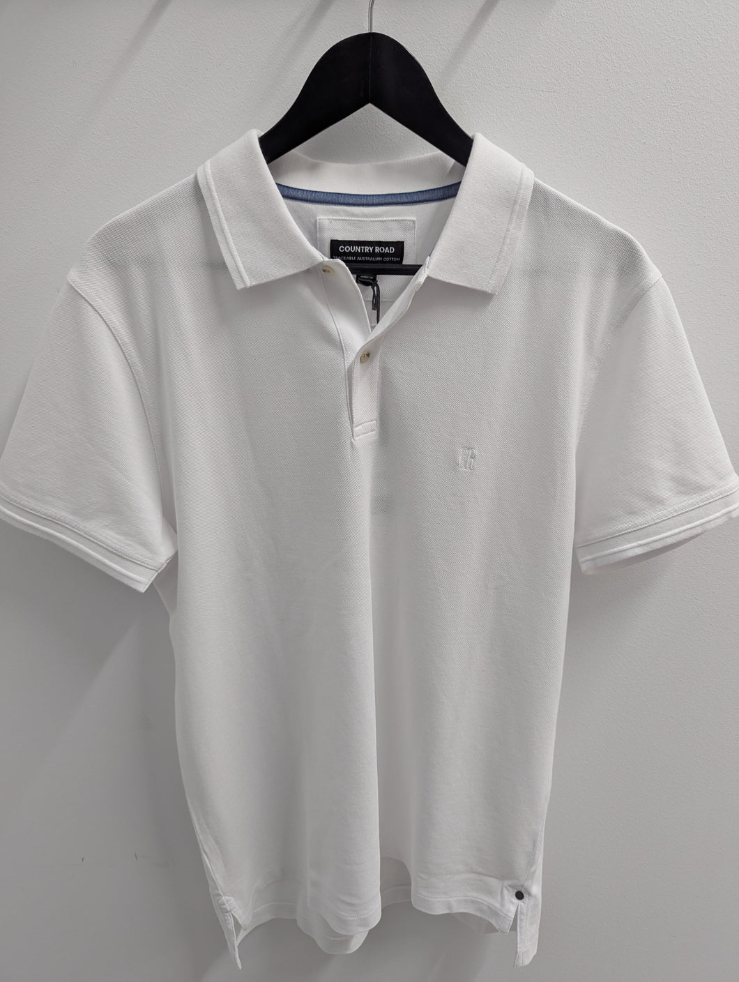 Country Road Pique Polo White