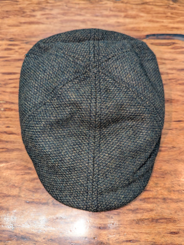 Avenel Cunningham Nailhead Wool Blend Cap Olive