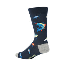 Load image into Gallery viewer, Bamboozld Fishing Socks Navy