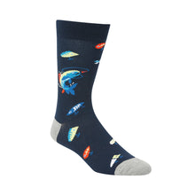 Load image into Gallery viewer, Bamboozld Fishing Socks Navy