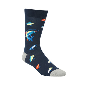 Bamboozld Fishing Socks Navy