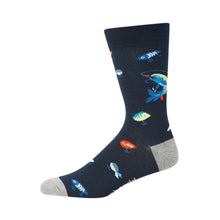 Load image into Gallery viewer, Bamboozld Fishing Socks Navy