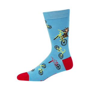 Bamboozld Dare Devil Sock Sky Blue